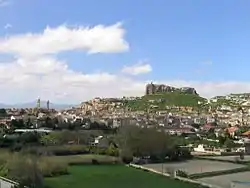 View of Borja, the town that gives its name to the comarca