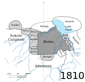 Bornu Empire in 1810