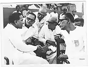 Jyoti Basu, B. T. Ranadive, Samar Mukherjee, Makineni Basavapunnaiah and Hare Krishna Konar in Brigade