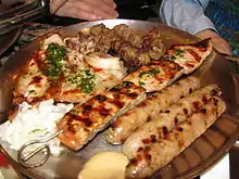 Image 18Bosnian meat platter that contains, among other things, ćevapi, which is considered the national dish of Bosnia and Herzegovina (from Bosnia and Herzegovina)