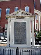 Boston Common Tablet, Boston Common, Boston, Massachusetts, 1913.