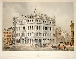 Masonic Temple, Boston, 1865 (designed by M.G. Wheelock)