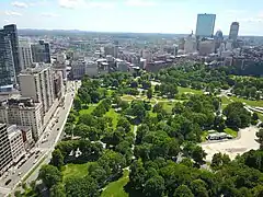 Image 10Aerial view of Boston Common in Downtown Boston (from Boston)