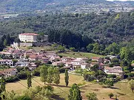 A general view of Boucieu-le-Roi