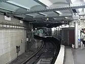 MP 59 rolling stock on Line 4 at Porte d'Orléans