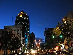 Bucharest Street in Abbas Abad, north-central Tehran