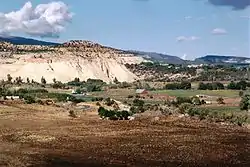 From the Hogsback of Highway 12, the ranching and farming community of Boulder nestles amidst rugged terrain.