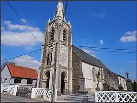 The church of Bourthes