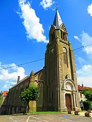 The church in Bouxières-aux-Chênes