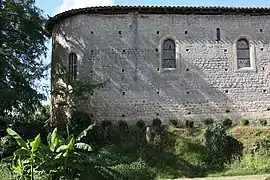 The church in Bouzon-Gellenave