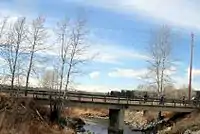 Bridge in Fish Creek Park along Bow Bottom trail