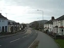 Bow Street, looking south towards Aberystwyth