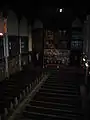 The interior of the Boys' Chapel from the organ loft. The chapel is now known as the College Chapel.