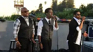 Boyz II Men performing in 2011