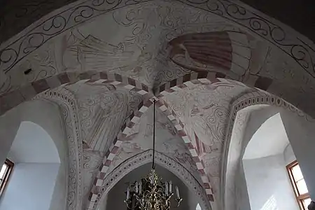 The chancel vault