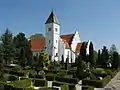 Church seen from cemetery