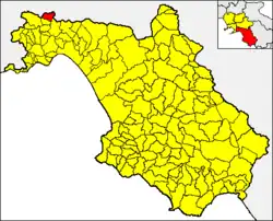 Bracigliano within the Province of Salerno