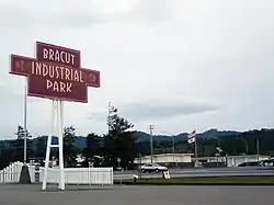 The District 1 CalTrans yard at Bracut