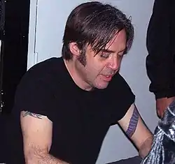 Roberts following a Crash Test Dummies show in 2010