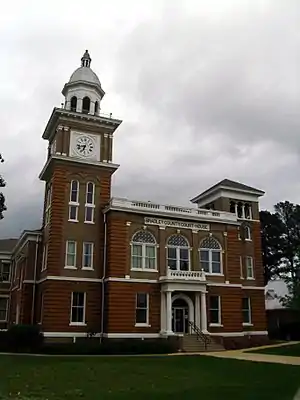 Bradley County Courthouse and Clerk's Office in downtown Warren