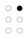 ⠈ (braille pattern dots-4) 