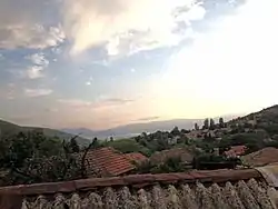 Brajčino with Lake Prespa in the distance