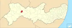 Location in Pernambuco