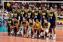 Image 81Brazil men's national volleyball team, 2012. (from Sport in Brazil)