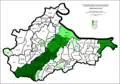 Share of Bosniaks in Brčko by settlements 1961