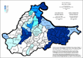 Share of Serbs in Brčko by settlements 2013