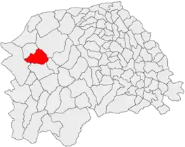 Location in Suceava County