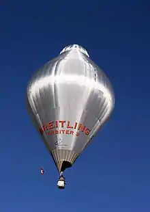 Breitling Orbiter 3 achieved the first non-stop balloon circumnavigation