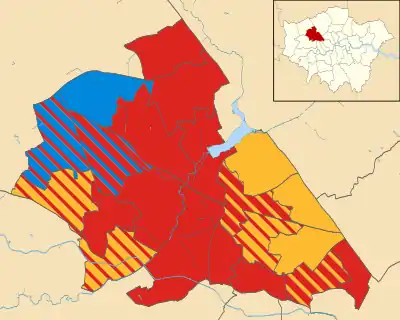 2010 results map