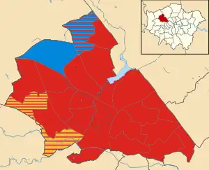 Brent 2022 results map