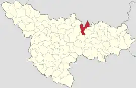 Location in Timiș County