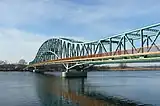 A bridge on the Oder River in Gryfino