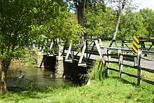 Truss bridge on Mill Road over the Rockaway Creek