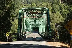 Bridge over the Mattole River in Honeydew