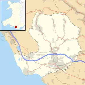 Ogmore Vale is located in Bridgend