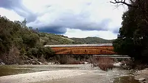 Bridgeport Covered Bridge, built in 1862, is the longest single span wooden covered bridge in the world.