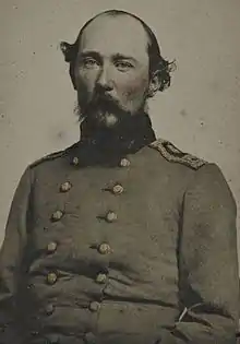 Brigadier General Benjamin Hardin Helm in uniform during the Civil War.