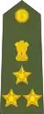 Brigadier(Hindi: ब्रिगेडियर)(Indian Army)