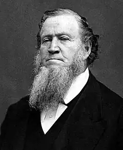 Image 33Brigham Young led the first Mormon pioneers to the Great Salt Lake. (from Utah)