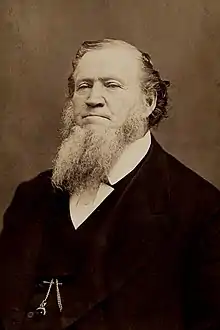 Brigham Young(1801–1877), Mormon leader and Western settler