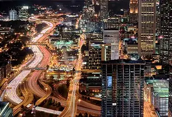 Atlanta, Georgia downtown connector