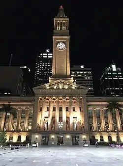 Brisbane City Hall, national symbol of democracy