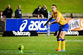 Quade Cooper takes a conversion