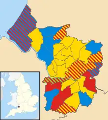 2010 results map