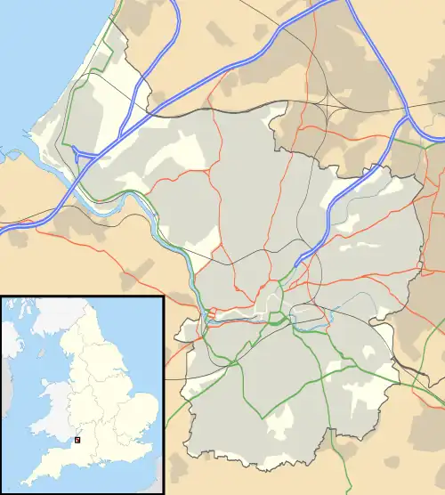 Whitchurch is located in Bristol