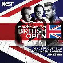 Poster for the British Open event